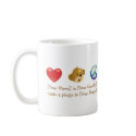 Love. Hugs. Peace mugs by lovehugspeace Love. Hugs. Peace mugs
