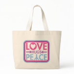 Love Hugs Peace Polka Dot Design bags