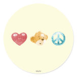 Love. Hugs. Peace stickers