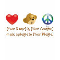 Love. Hugs. Peace t-shirts by lovehugspeace Love. Hugs. Peace t-shirts