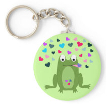 Love Hungry Frog Keychain