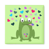 Love Hungry Frog Magnet