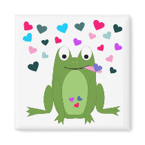 Love Hungry Frog magnets
