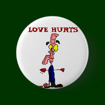 Love Hurts buttons