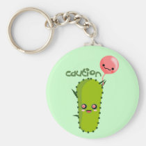 love hurts, cactus in love keychains