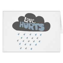 Love Hurts Cloud cards by ObsessionDesign Love Hurts Cloud cards