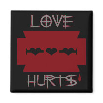 Love Hurts magnets by DarknessFallz Love Hurts magnets