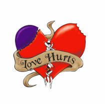 Love Hurts photo sculptures by PointBlankInd Love Hurts photo sculptures