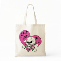 Love Hurts Skull Bag