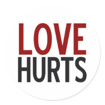 Love Hurts stickers by alternateworlds Love Hurts stickers