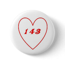 Love, I Love You buttons