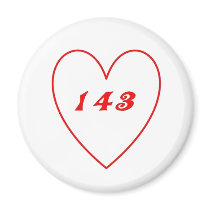 Love, I Love You magnets