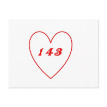 Love, I Love You Postcard