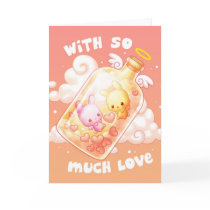 Love in a Bottle Greeting Card