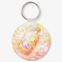 Love in a Bottle Keychain by celesse Love in a Bottle Keychain