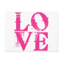 LOVE in a Cool Font postcards by greenbaby LOVE in a Cool Font postcards