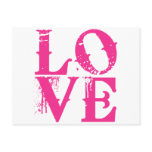 LOVE in a Cool Font Postcard
