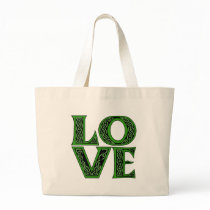 Love in an Irish Celtic Font bags by greenbaby Love in an Irish Celtic Font bags