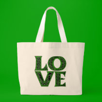 Love in an Irish Celtic Font bags by greenbaby Love in an Irish Celtic Font bags