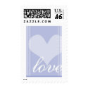 Love in Blue Theme postage by weddingchannel Love in Blue Theme postage