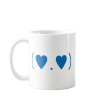 Love in Dark Blue Coffee Mug