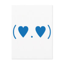 Love in Dark Blue Postcards