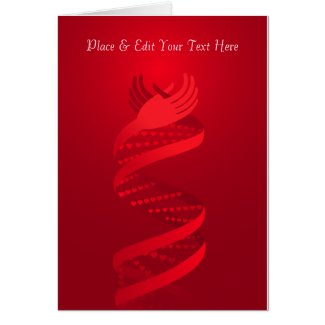 Love in DNA Valentine's Day Greeting Cards