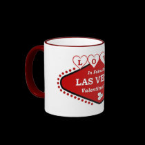 LOVE In Fabulous Las Vegas Valentine's Day Mug mugs