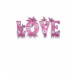 Love ( in flowers font ) t-shirt