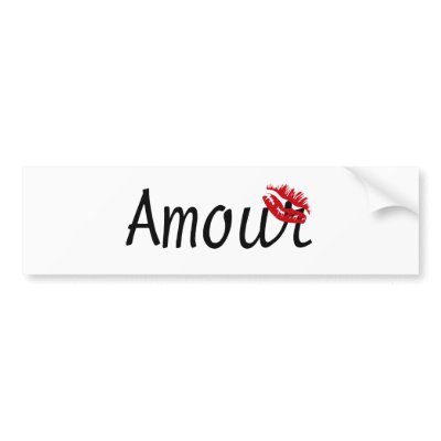 love in french bumper stickers from zazzle love in french 400x400