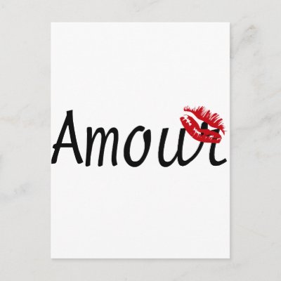 love in french postcards from zazzle love in french 400x400