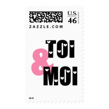 Love - in french stamps