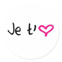 Love - in french stickers