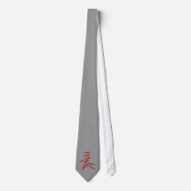 Love in Kanji Tie