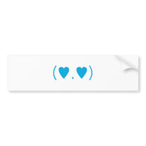 Love in Light Blue Bumper Sticker