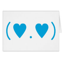 Love in Light Blue Greeting Card