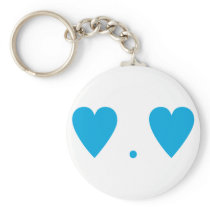 Love in Light Blue Keychains