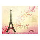 Love in Paris Eiffel Tower Print