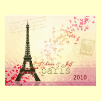 Love in Paris Eiffel Tower posters