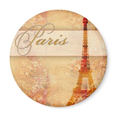 Love in Paris Fridge Magnets