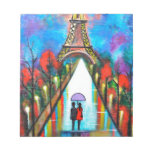 Love in Paris romantic giftart valentine special Notepad