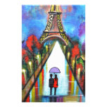 Love in Paris romantic giftart valentine special Stationery