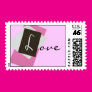 Love in Pink Postage Stamps Love in Pink Postage Stamps