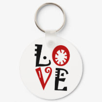 Love In Red&black keychains by myhome71 Love In Red&black keychains