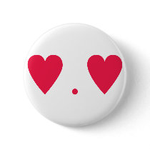 Love in Red Pinback Buttons