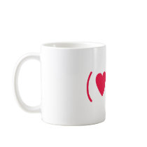 Love in Red Coffee Mugs