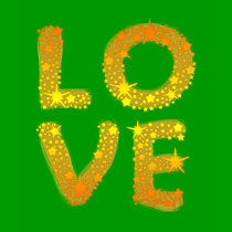 Love in Sparkly Gold t-shirts by greenbaby Love in Sparkly Gold t-shirts