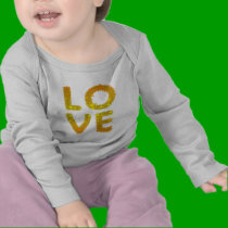 Love in Sparkly Gold t-shirts by greenbaby Love in Sparkly Gold t-shirts