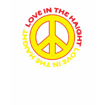 Love in the Haight t-shirts