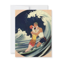 Love in the Surf invitations by YesterdayCafe Love in the Surf invitations